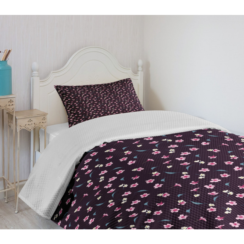 Yozakura Pattern Bedspread Set