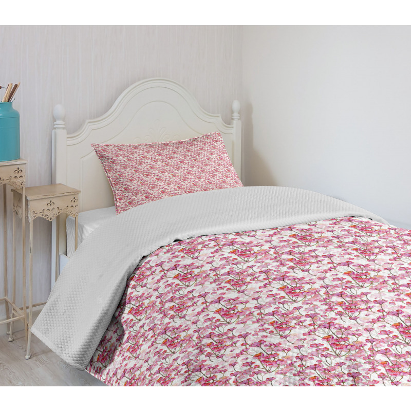 Bubbly Petals Bedspread Set