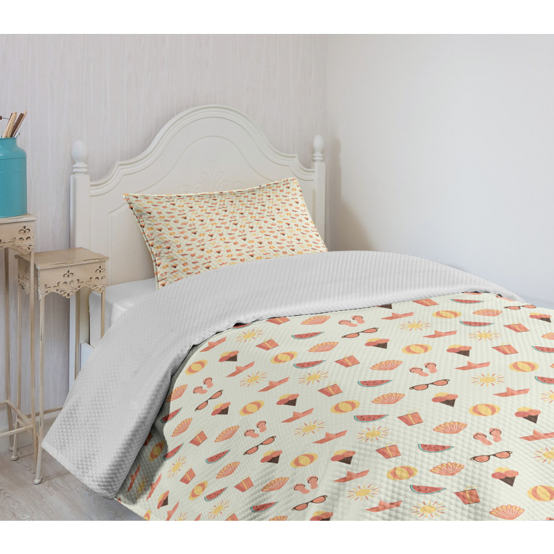 Vacation Concept Bedspread Set