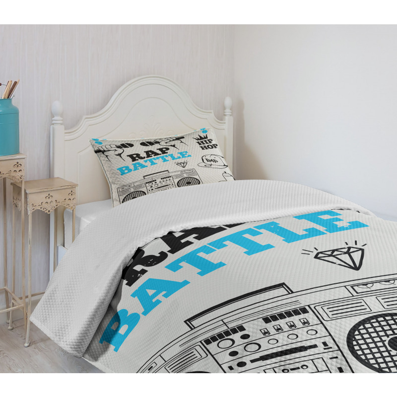 Freestyle Rap Duel Bedspread Set