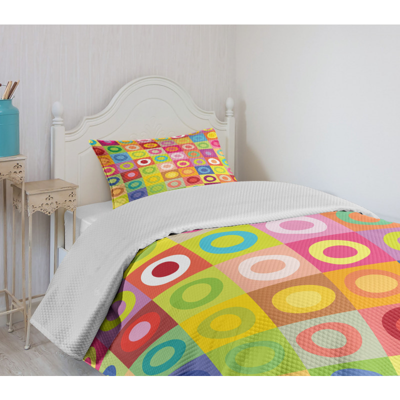 Kids Nursery Rhombus Bedspread Set