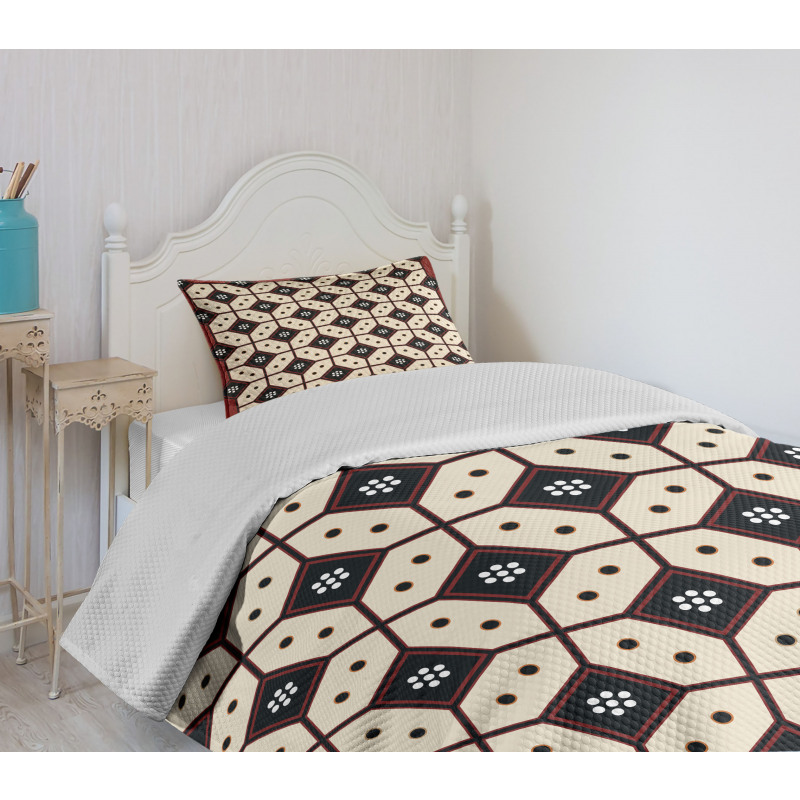 Javanese Batik Pattern Bedspread Set