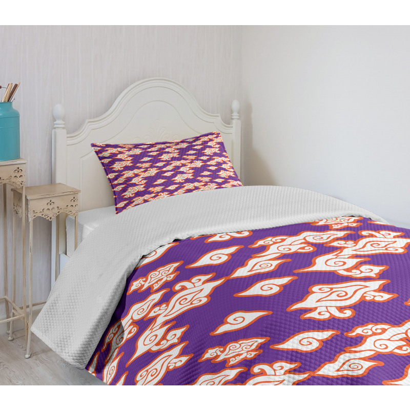 Indonesian Batik Hippie Bedspread Set