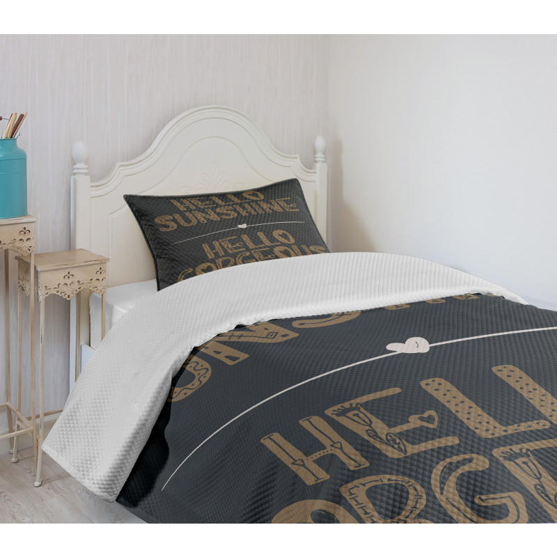 Hello Sunshine Bedspread Set