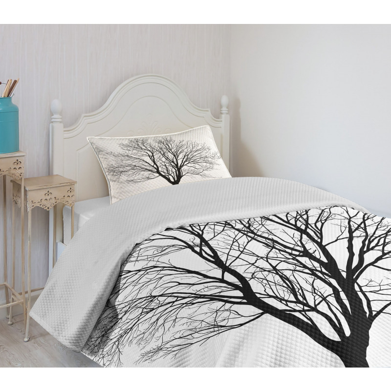 Barren Maple Tree Bedspread Set