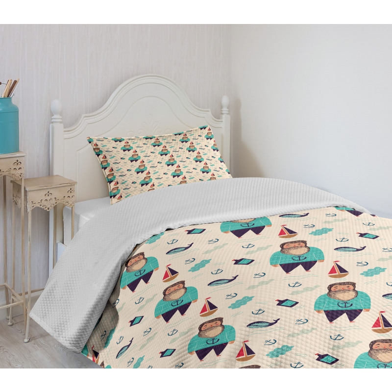 Potbelly Sailor Bedspread Set