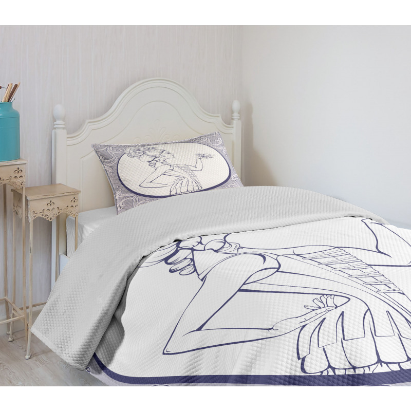 Rococo Style Bedspread Set