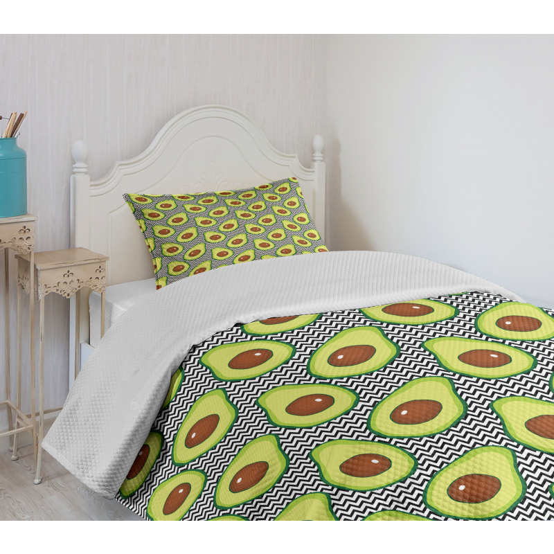 Delicious Vegan Food Bedspread Set