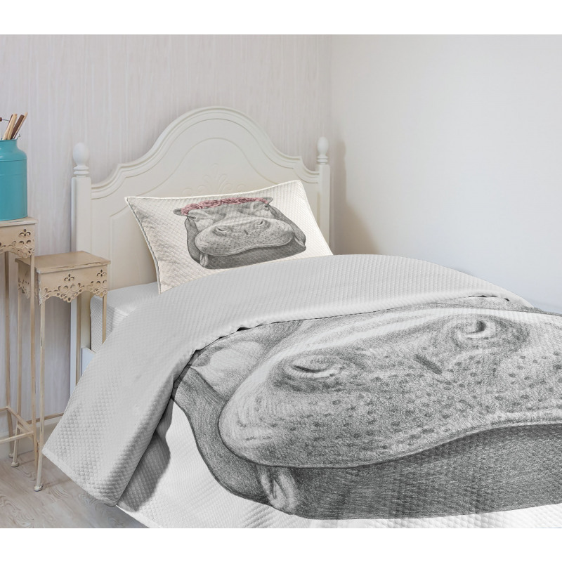 Sketch Animal Portrait Bedspread Set