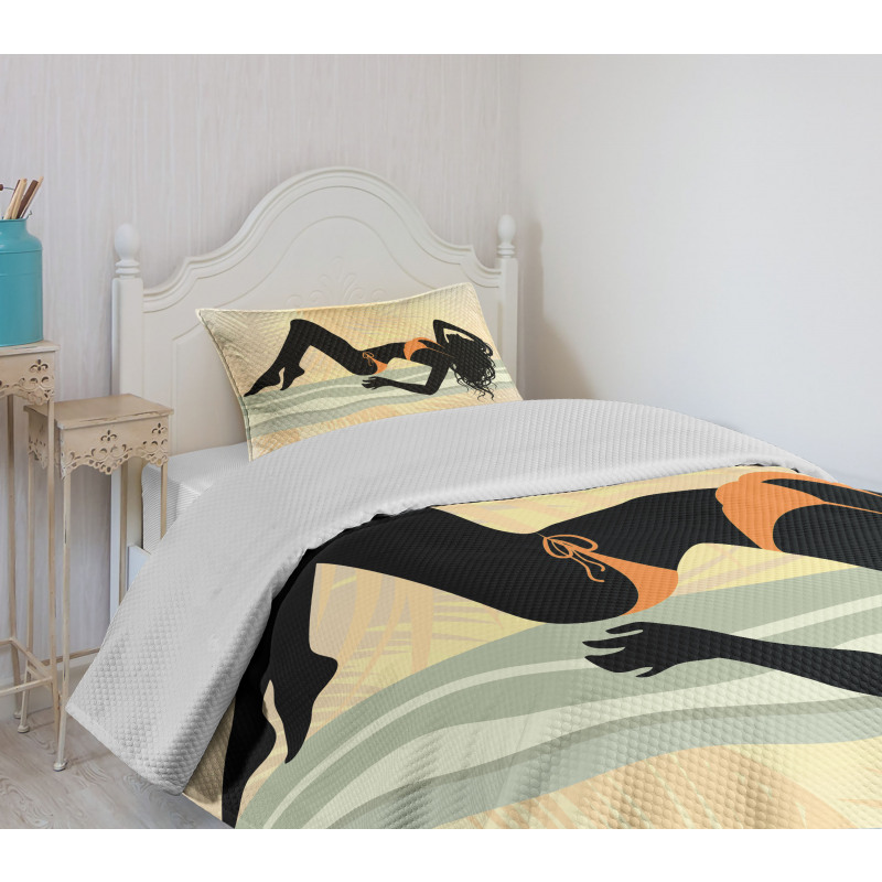 Curly Haired Lady Bedspread Set