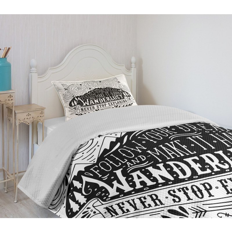 Wanderlust Follow Dreams Bedspread Set