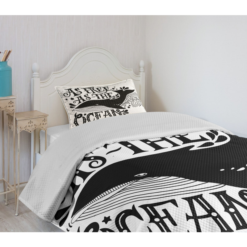 As Free As the Oceans Bedspread Set