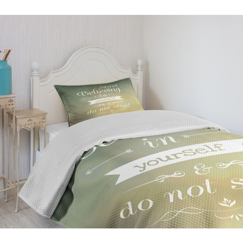 Believe in Yourself Bedspread Set