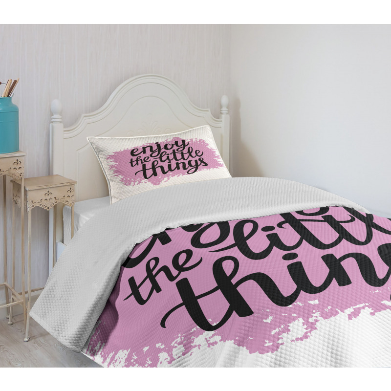 Uplifting Words of Wisdom Bedspread Set