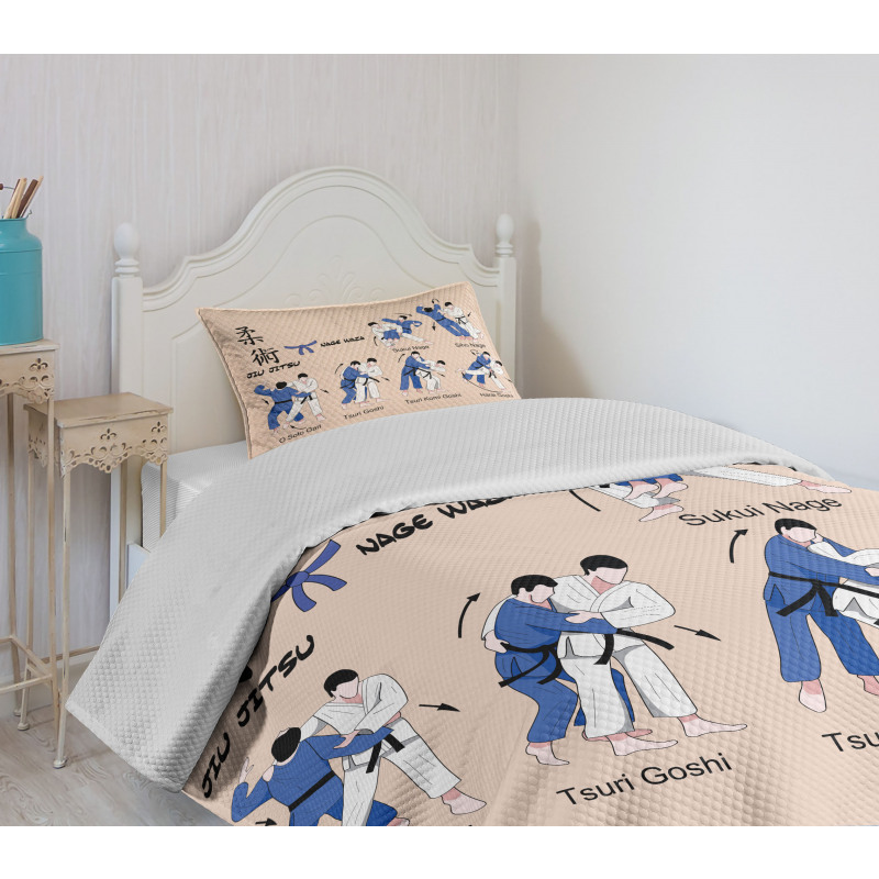 Defense Techniques Bedspread Set