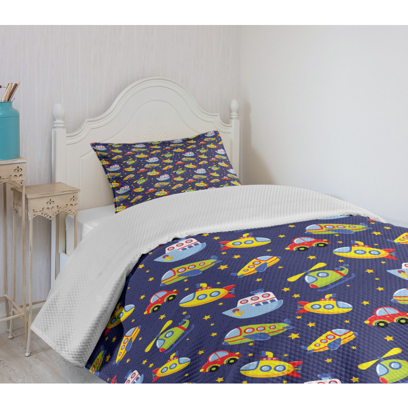 Transportation Boys Bedspread Set