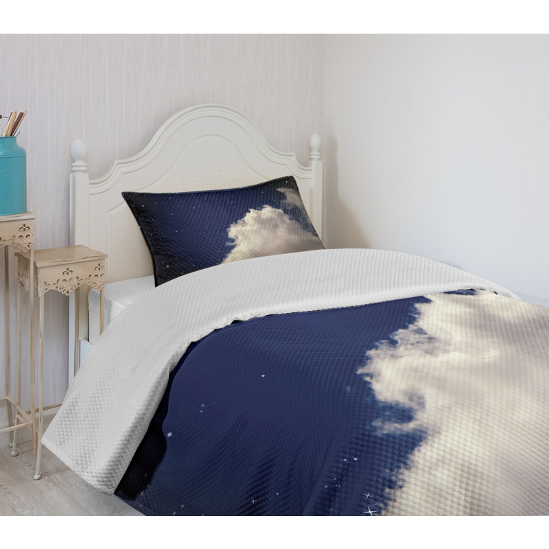 Nocturnal Theme Night Sky Bedspread Set