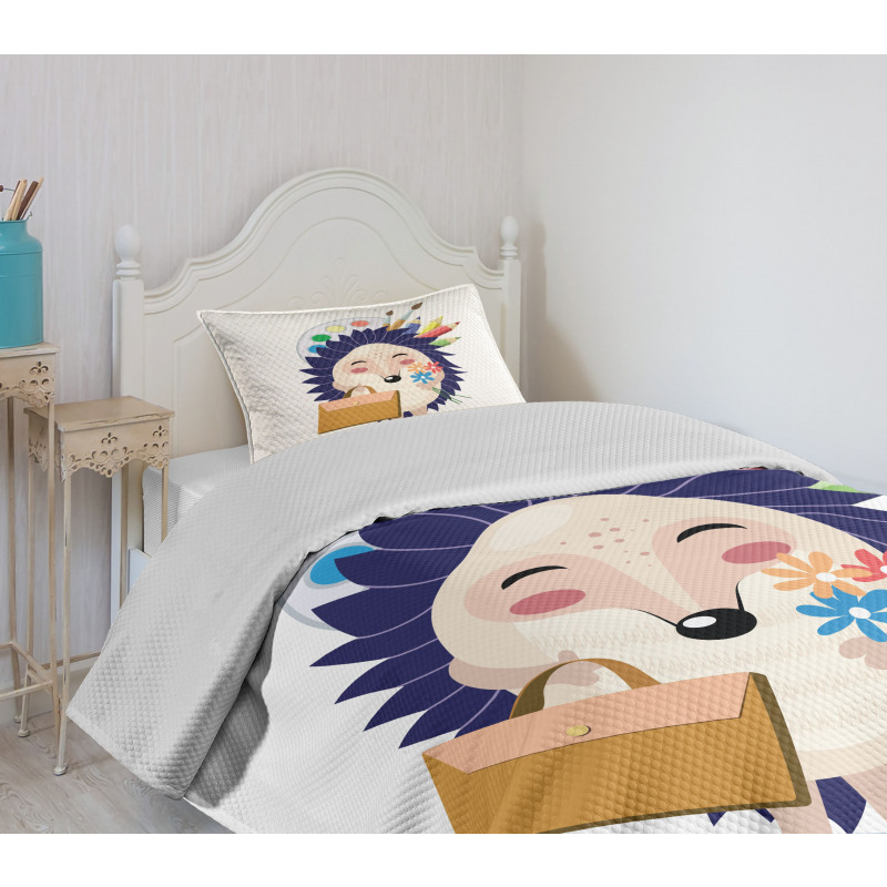 School Boy Animal Bedspread Set