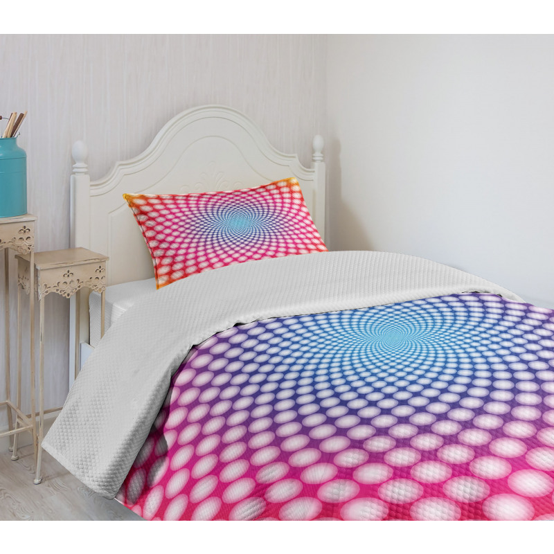 Modern Dots Design Bedspread Set