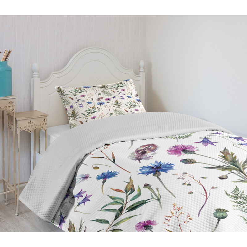 Wildflowers in Spring Bedspread Set