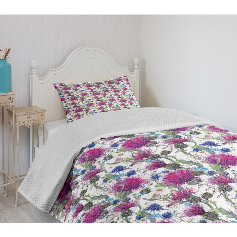 Colorful Summer Nature Bedspread Set