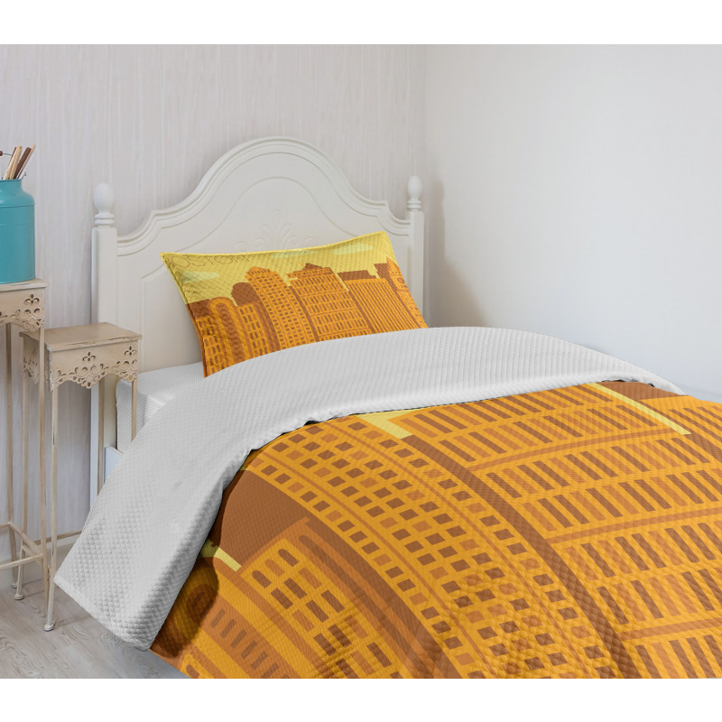 Big City Appearance Bedspread Set