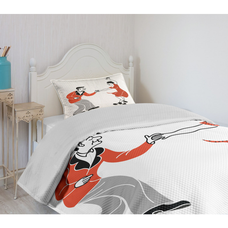 Retro Fashion Style Bedspread Set