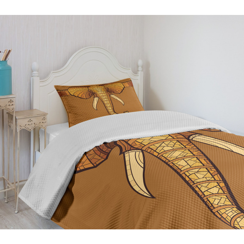 Ethnic Animal Ornament Bedspread Set