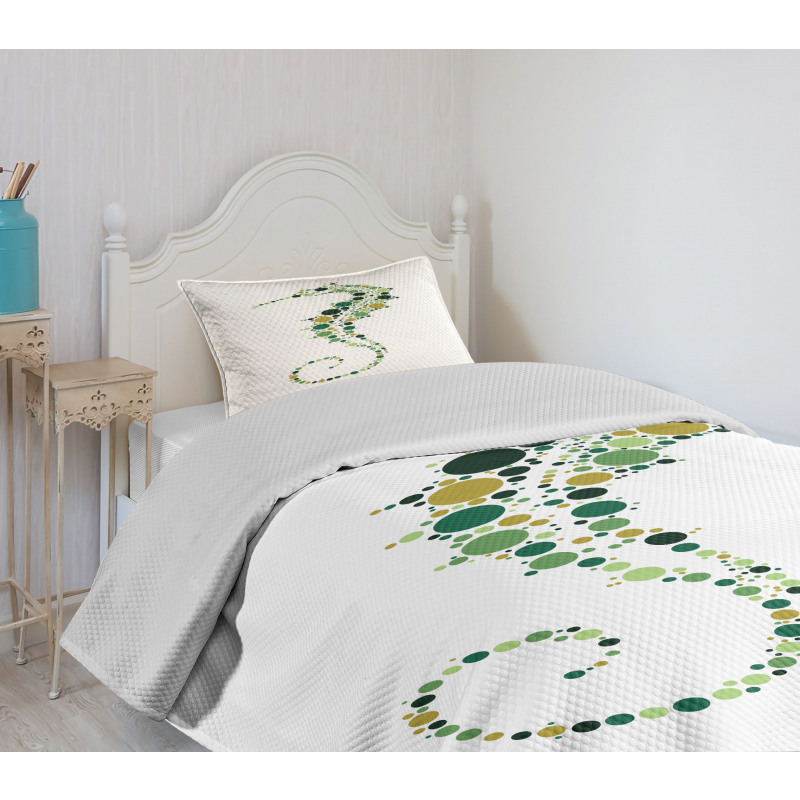 Pointillist Bedspread Set