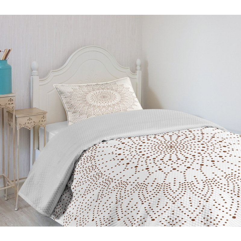 Pointillist Lace Art Bedspread Set