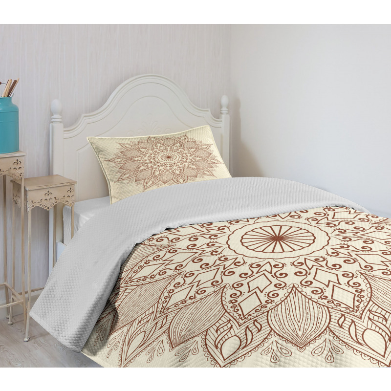 Round Lace Bedspread Set