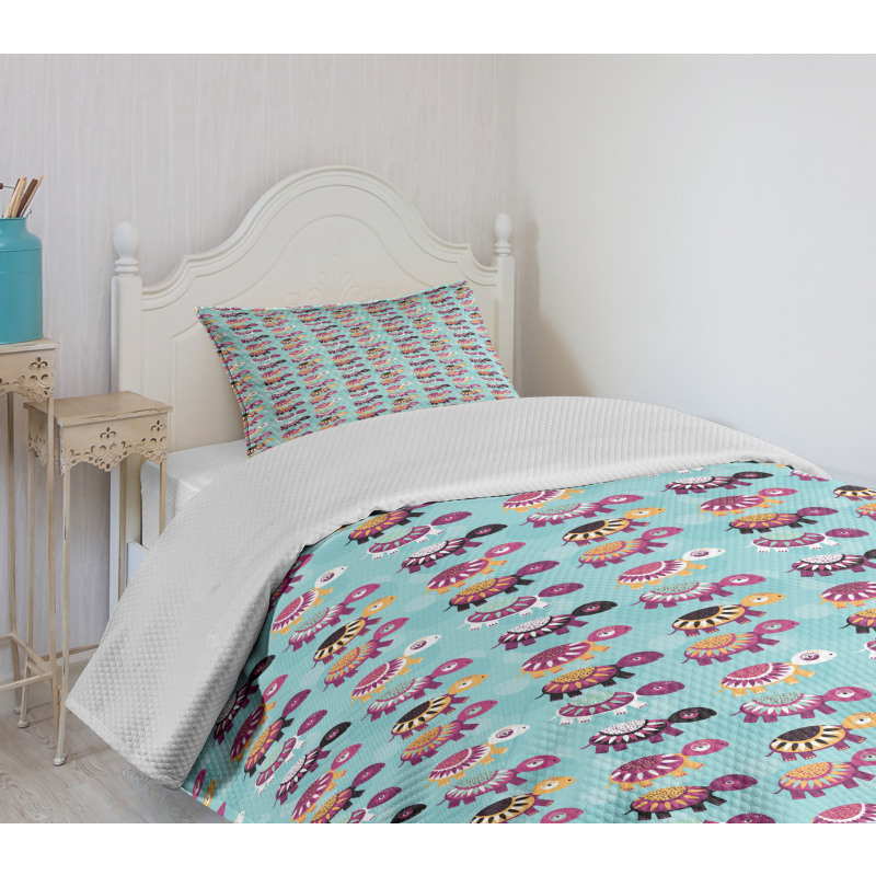 Baby Animals Ethnic Bedspread Set