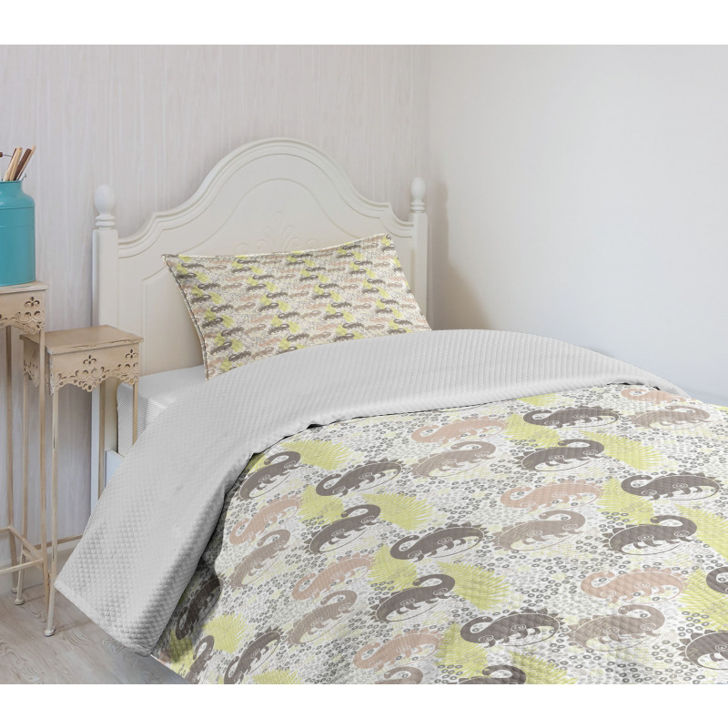 Old Reptiles Bedspread Set