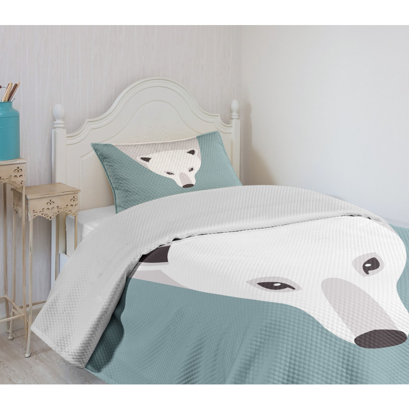 Flat Design Bedspread Set