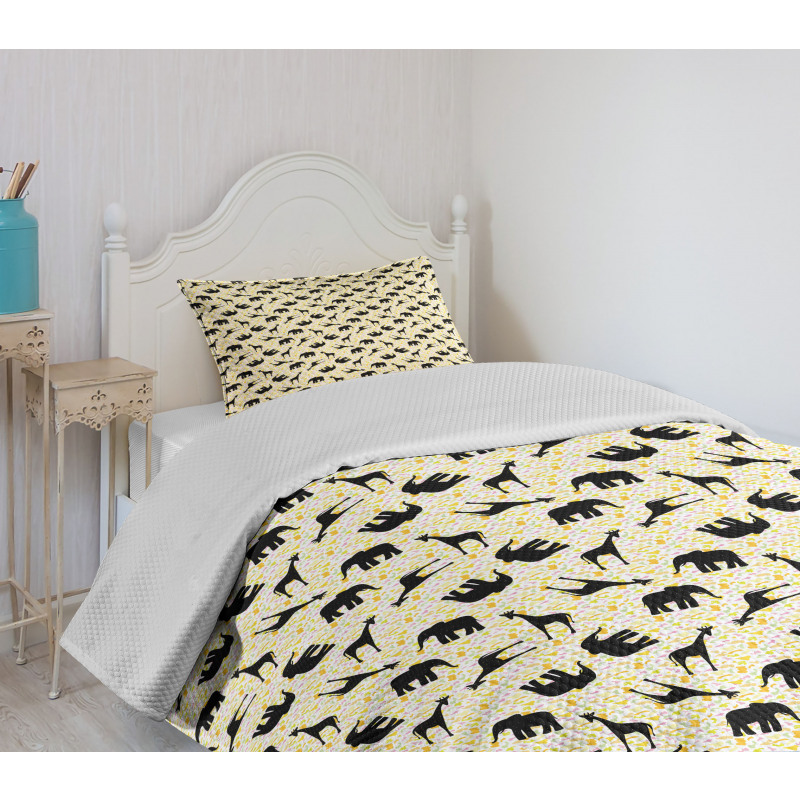 Zoo Animals Spotty Bedspread Set