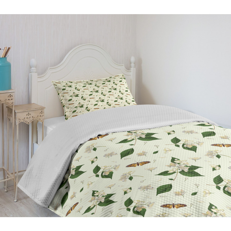 Serene Spring Nature Bedspread Set