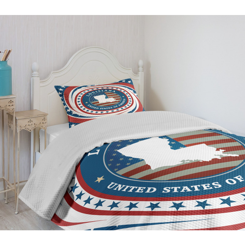 Pelican State Design Bedspread Set