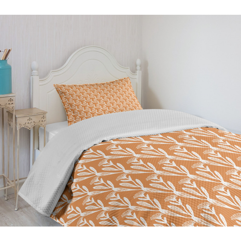 Calendula Pattern Bedspread Set