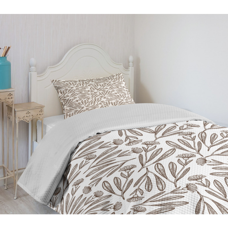 Calendula Branches Bedspread Set