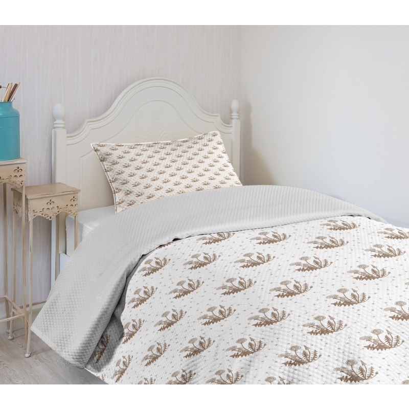 Dandelion Botany Bedspread Set