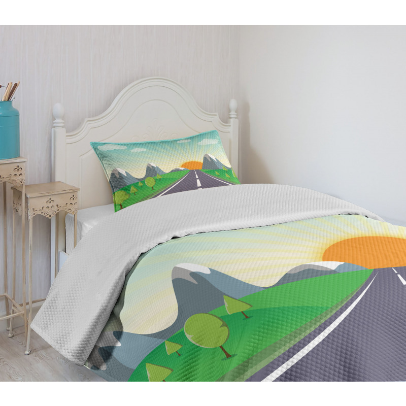 Road Trip Forest Bedspread Set