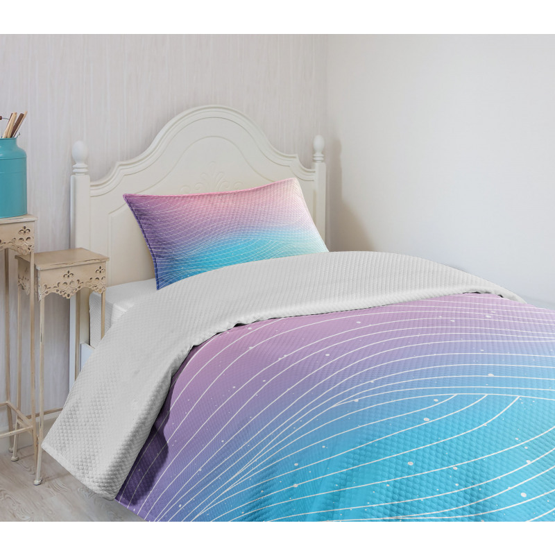 Nebula Sky Ombre Effect Bedspread Set