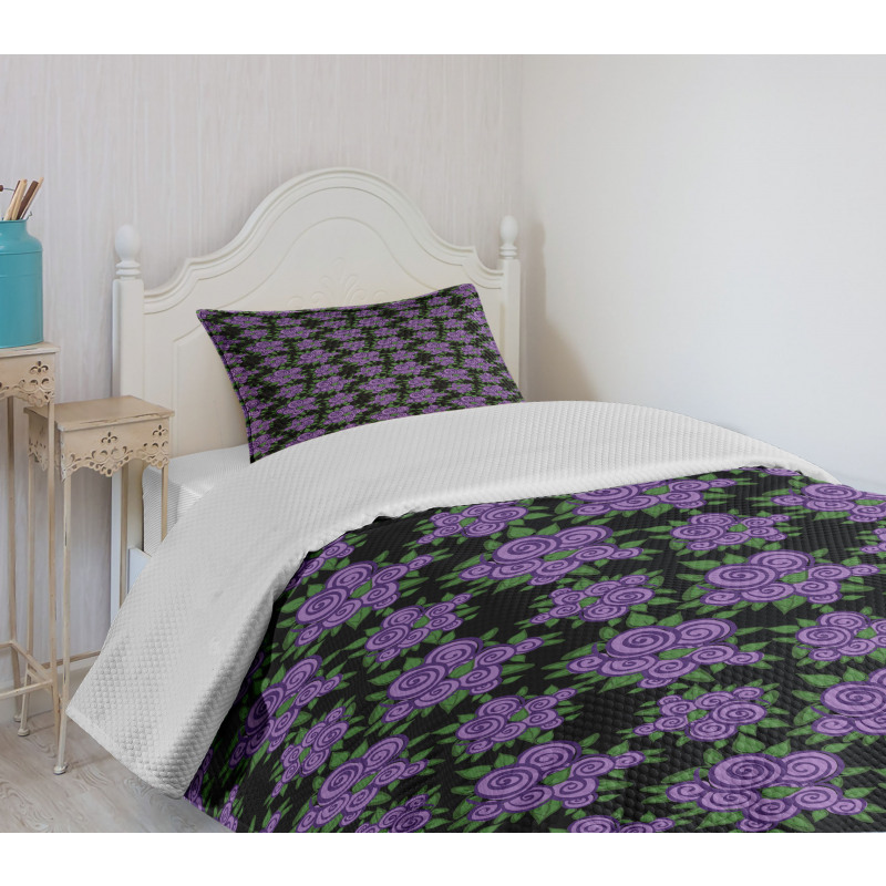 Abstract Garden Bouquet Bedspread Set