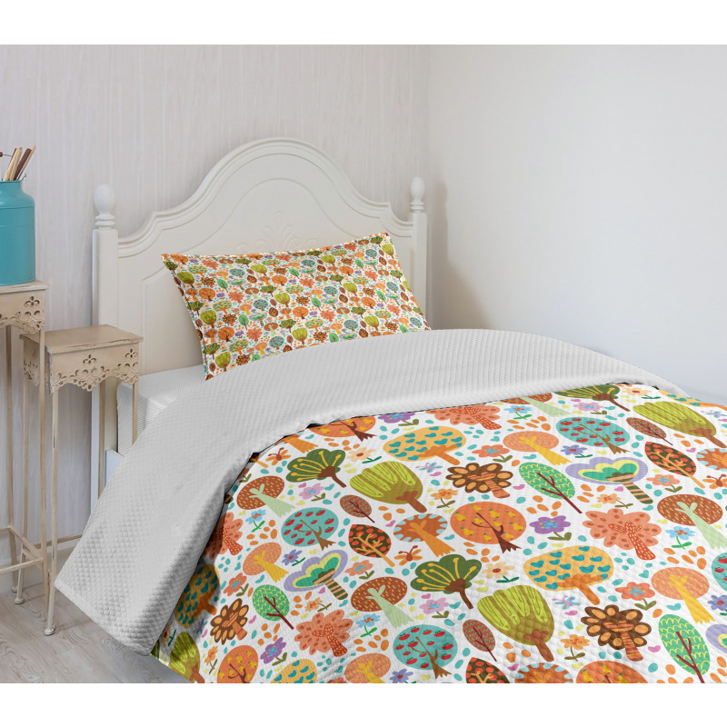 Spring Nature Habitat Bedspread Set