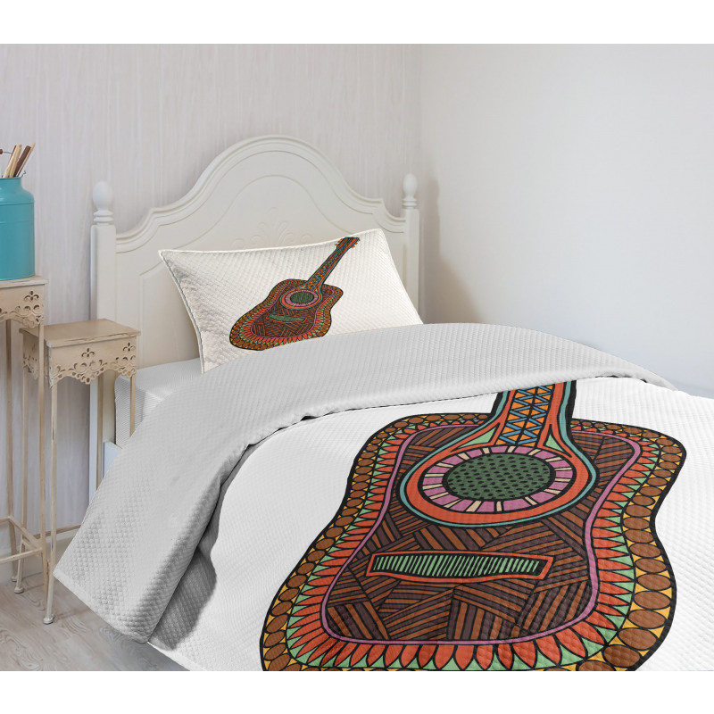 Acoustic Guitar Bedspread Set