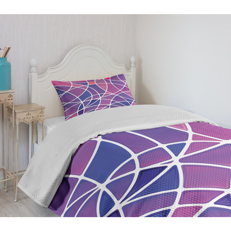 Vibrant Colors Circles Bedspread Set