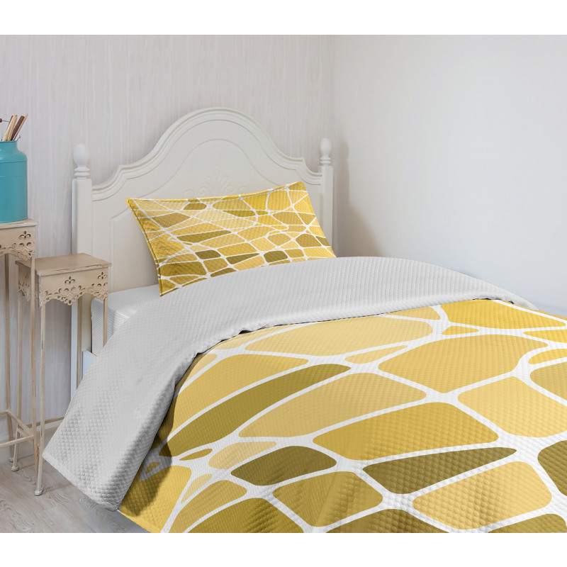 Disorganized Blocks Bedspread Set