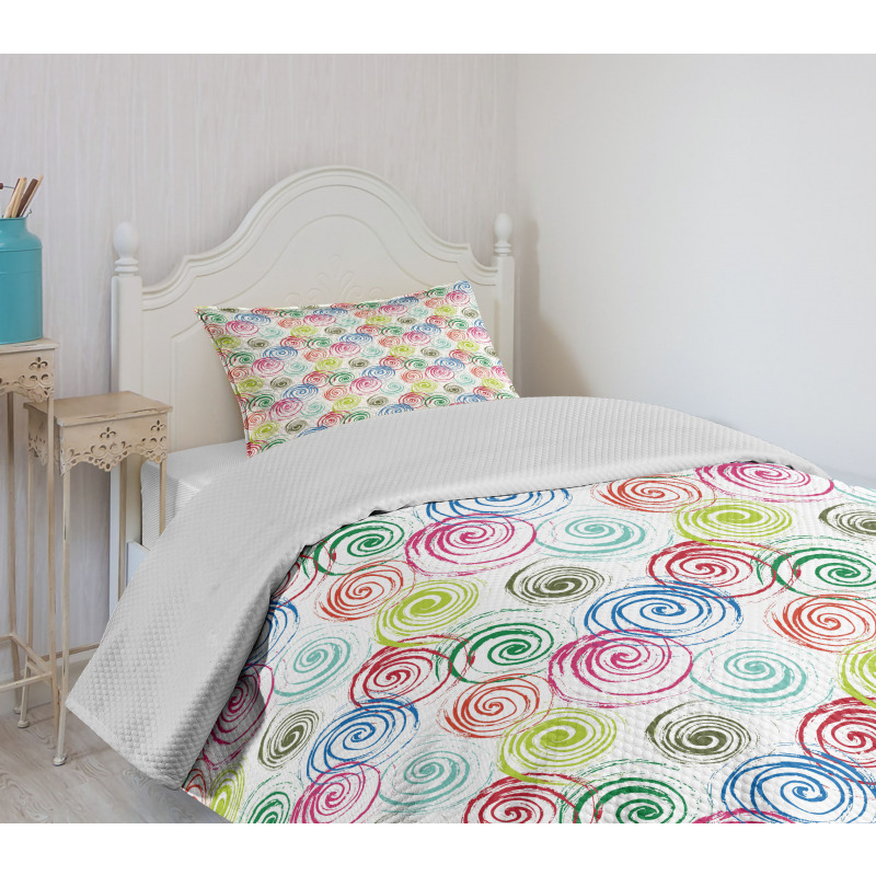 Colorful Contemporary Bedspread Set