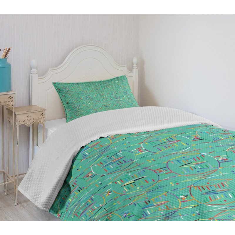 Colorful Native Pattern Bedspread Set