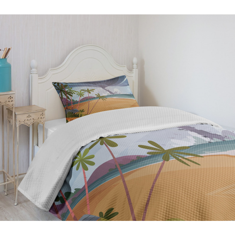 Hurricane in Ocean Beach Bedspread Set